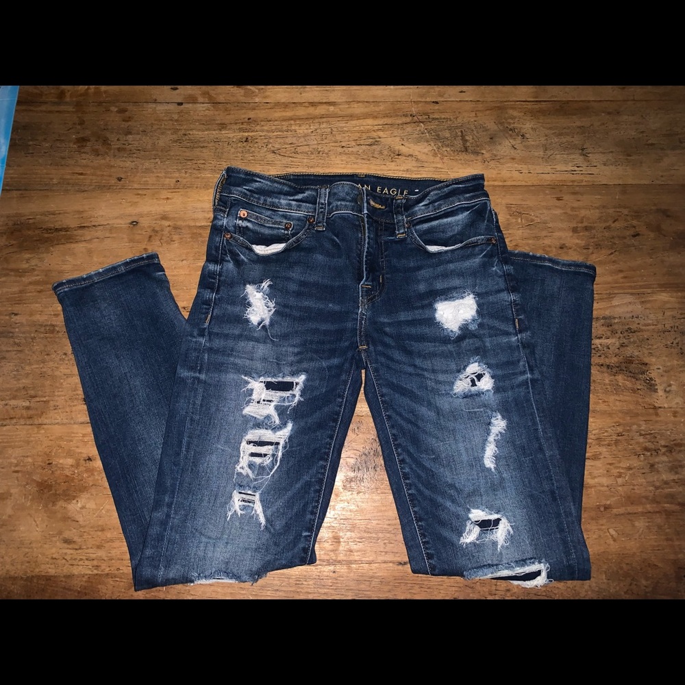 American Eagle Blue Ne(x)t Level Skinny Jeans